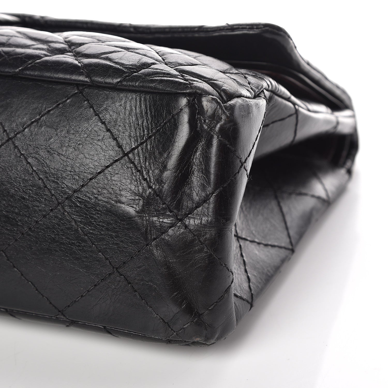 Chanel Aged Calfskin Quilted 2.55 Reissue 227 Flap Black 14 of 15