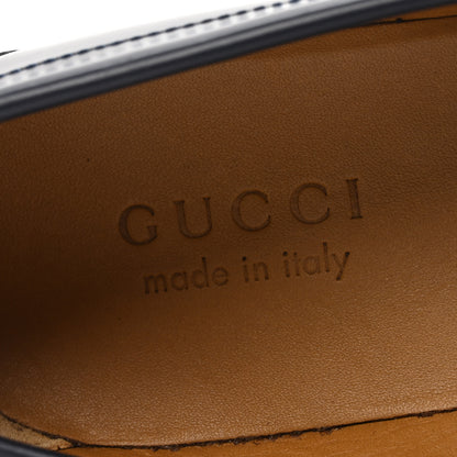 Gucci Calfskin Mens Interlocking G Millennial Ribot Loafers 8 Blue Agata 8 of 10
