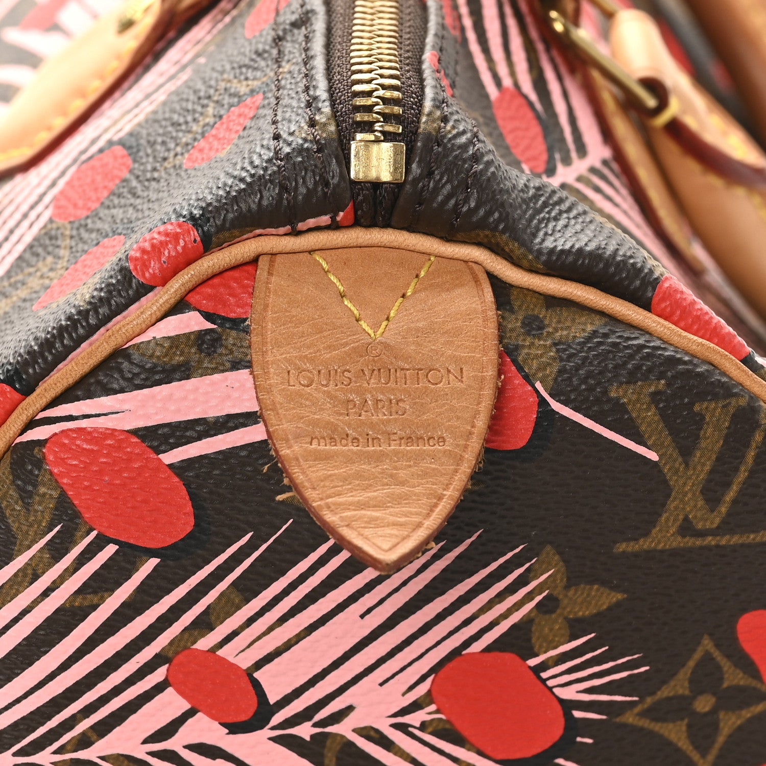 Louis Vuitton Monogram Jungle Dots Speedy 30 Sugar Pink Poppy 6 of 10