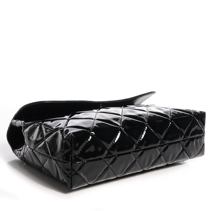 Chanel Vinyl Quilted In the Business Flap Bag Black 4 of 8