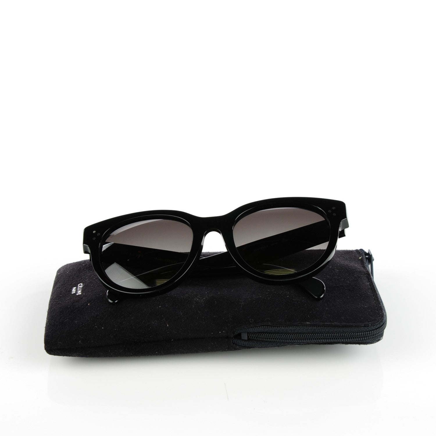 Celine New Audrey Sunglasses CL 41386/F/S Black 6 of 6