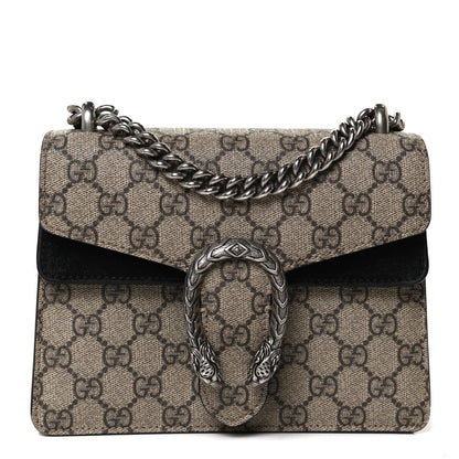 Gucci GG Supreme Monogram Mini Dionysus Shoulder Bag Black 1 of 12