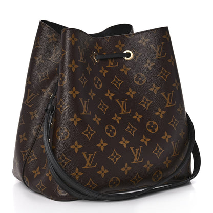 Louis Vuitton Monogram Neonoe MM Black 3 of 12