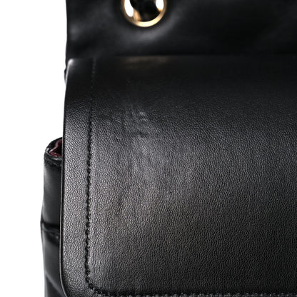 Chanel Lambskin Quilted Jumbo Double Flap Black 15 of 16