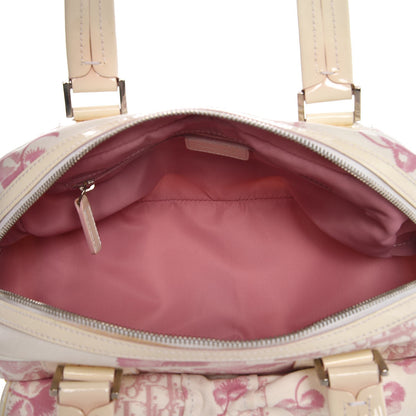 Christian Dior Canvas Monogram Floral Bowler Pink 5 of 20
