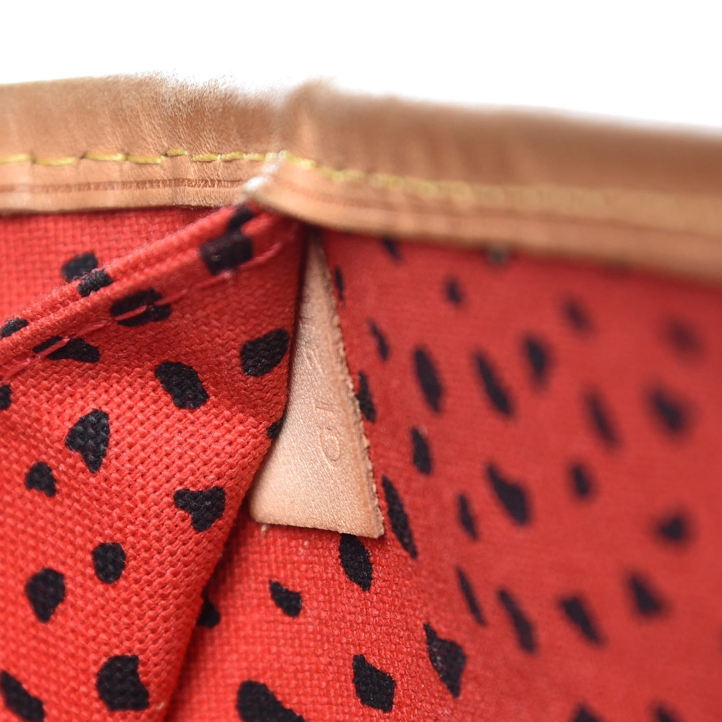 Monogram Kusama Waves Neverfull MM Red