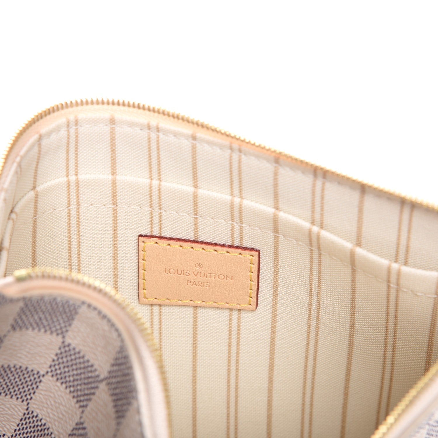 Louis Vuitton Damier Azur Neverfull MM GM Pochette 6 of 8
