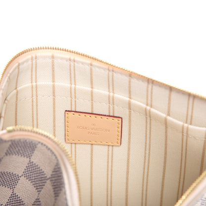 Louis Vuitton Damier Azur Neverfull MM GM Pochette 6 of 8