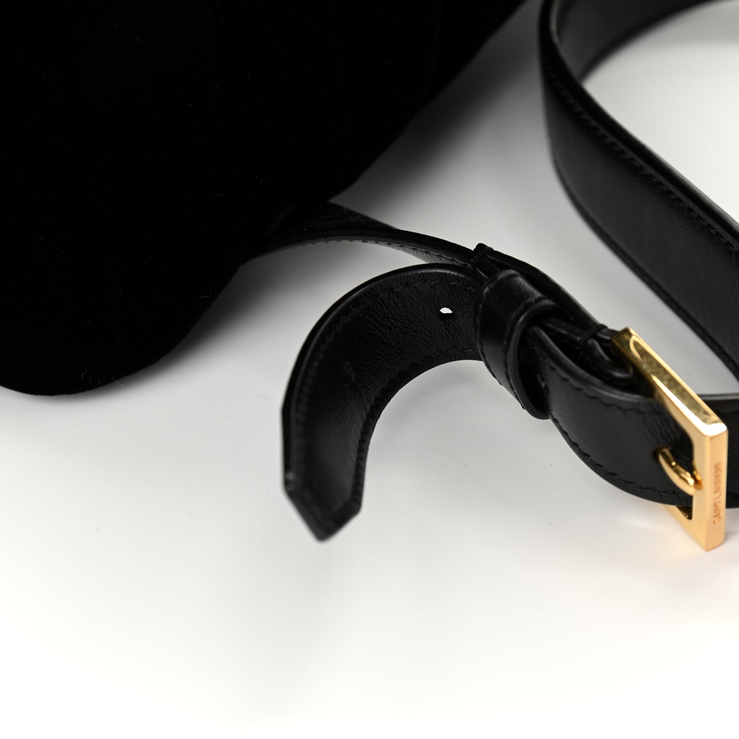 Velvet Matelasse Vicky Backpack Black