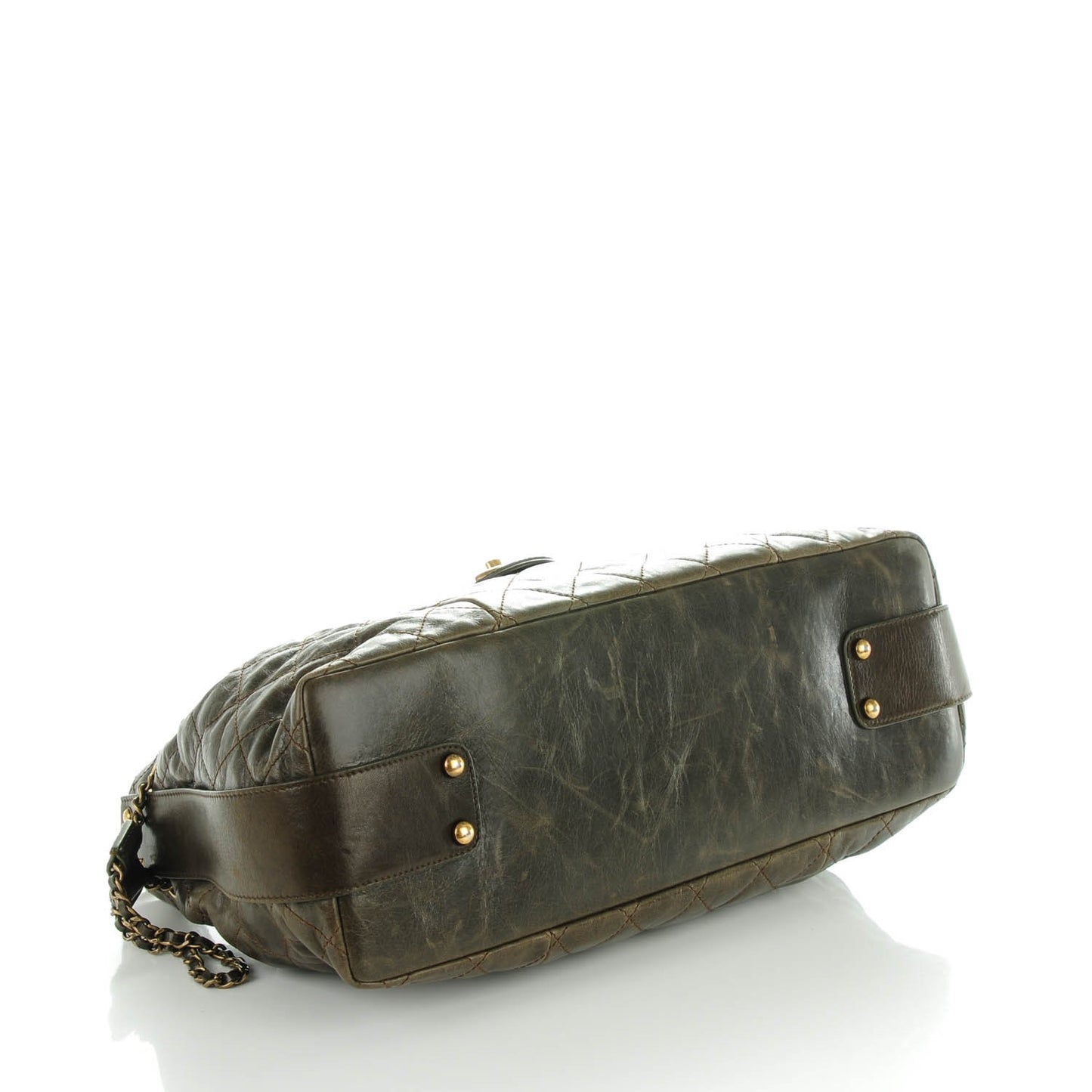 Glazed Calfskin Stingray Bindi CC Accordion Tote