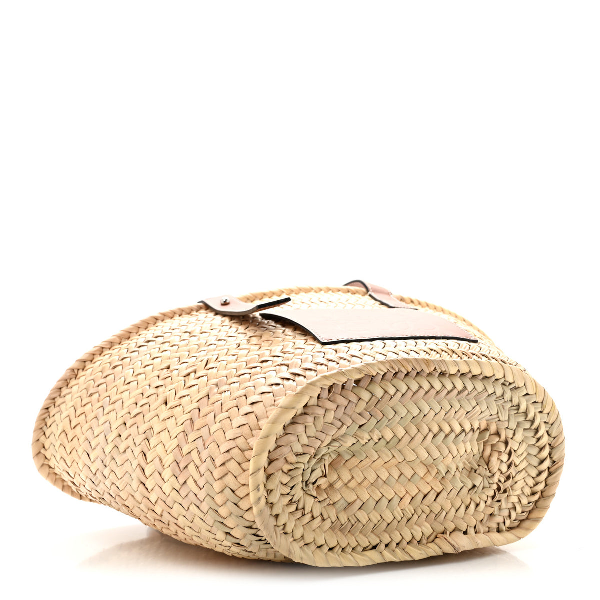 Loewe Raffia Basket Tote Bag Natural Tan 3 of 10