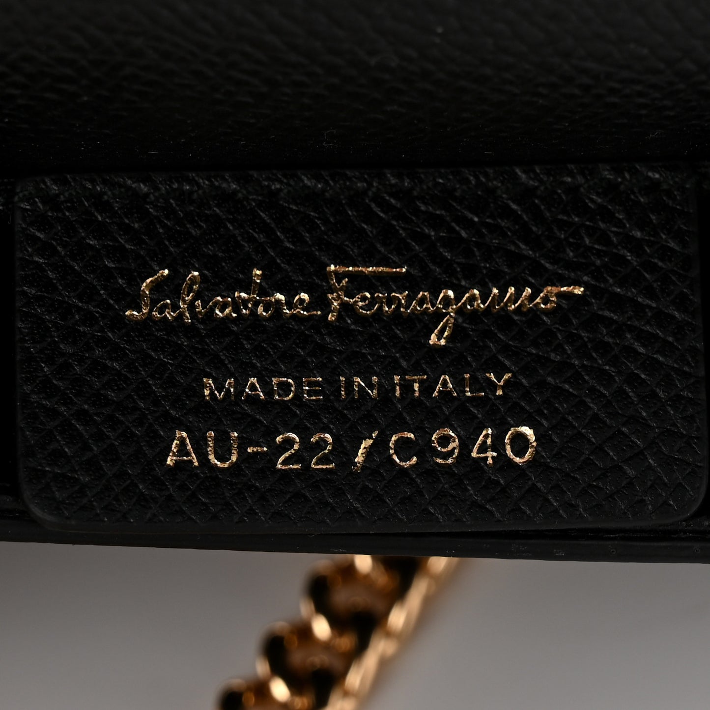 Hammered Calfskin Vara Bow Mini Bag Black