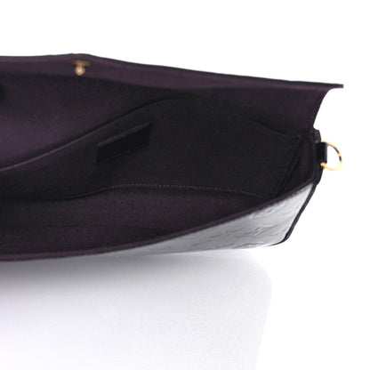 Louis Vuitton Vernis Pochette Felicie Chain Wallet Amarante 5 of 10