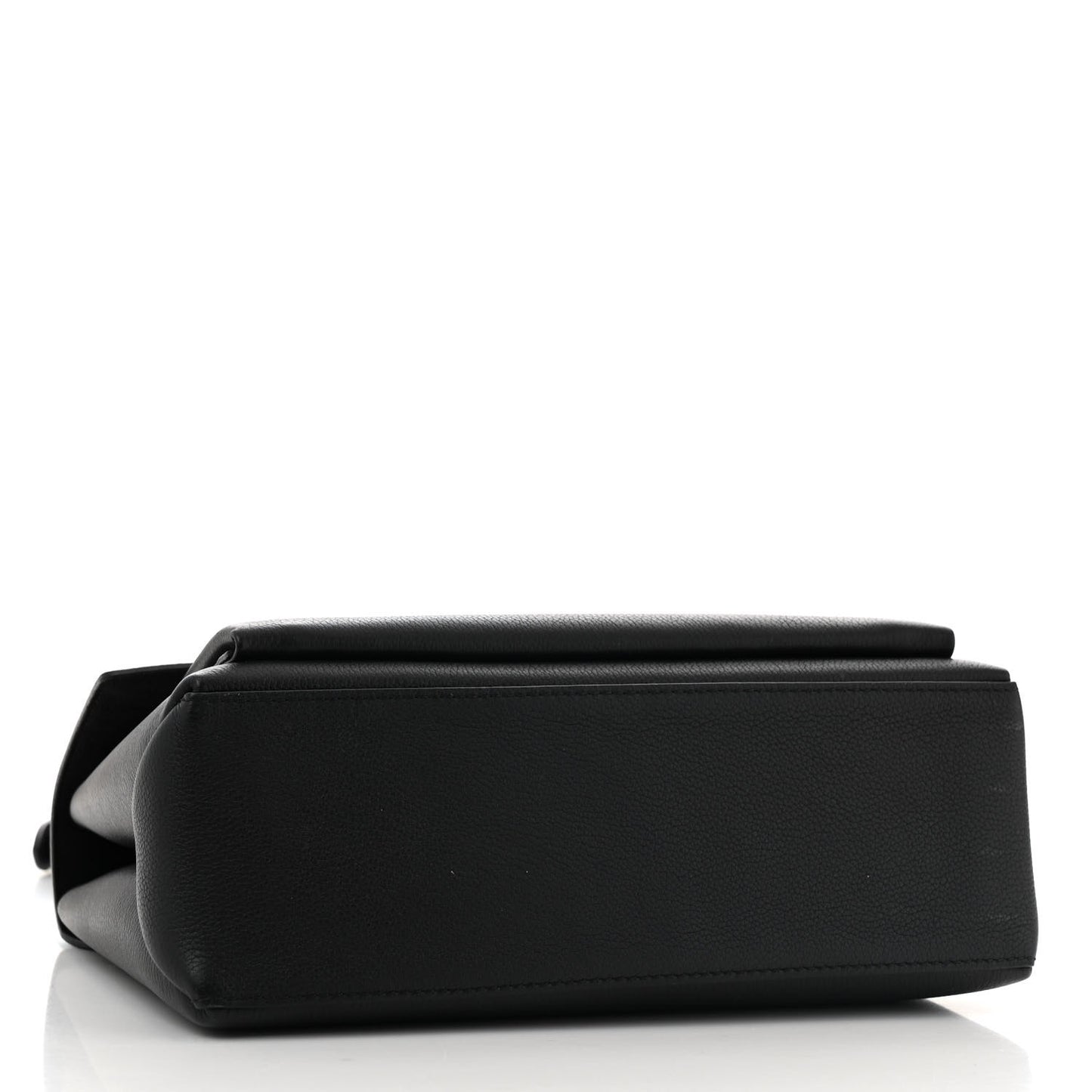 Soft Calfskin My Lockme Top Handle Black