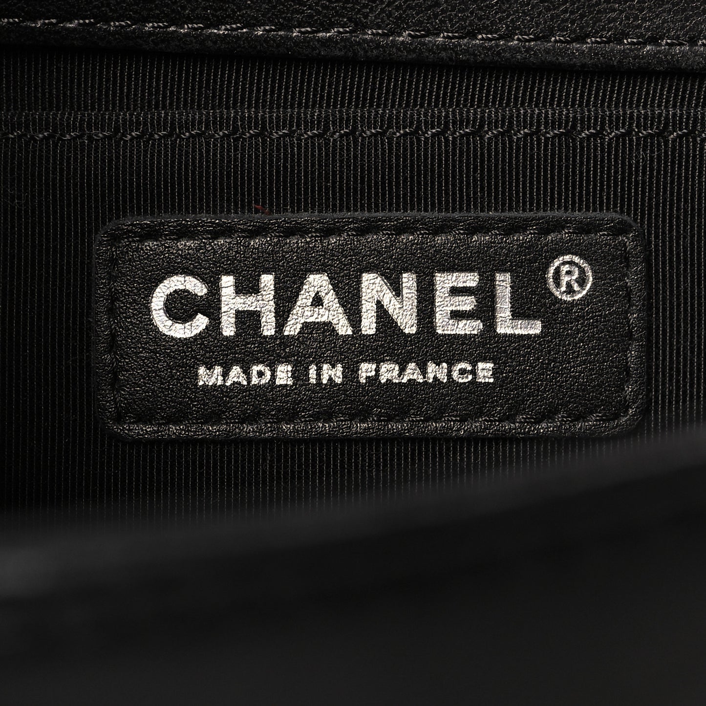 Lambskin Quilted Medium Boy Flap Black