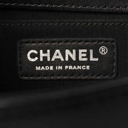 Chanel Lambskin Quilted Medium Boy Flap Black 6 of 11