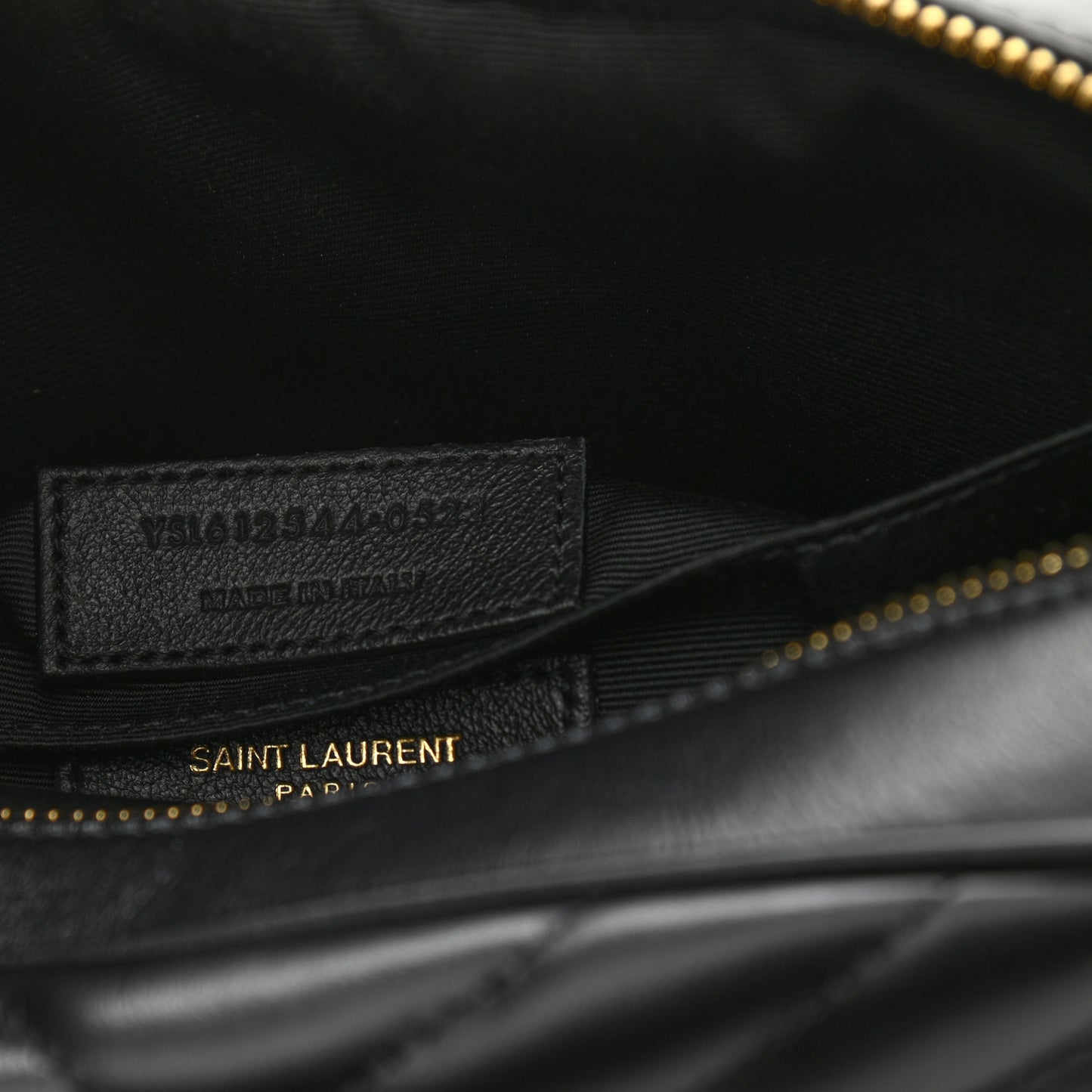 Calfskin Matelasse Monogram Lou Camera Bag Black