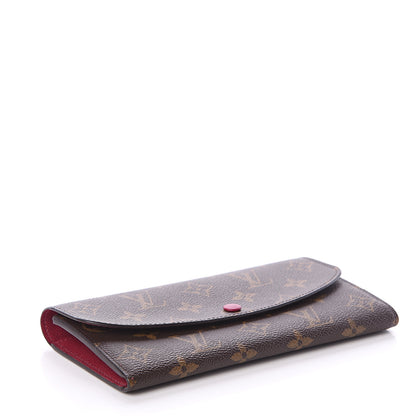 Louis Vuitton Monogram Emilie Wallet Fuchsia 3 of 5