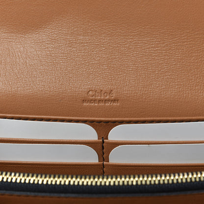 Chloe Calfskin Patchwork Wallet Black Nude 6 of 10