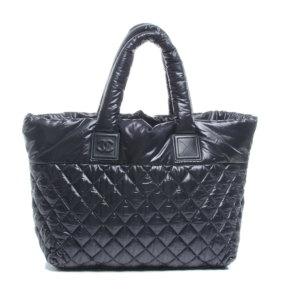 Chanel Nylon Coco Cocoon Large Tote Black 3 of 7