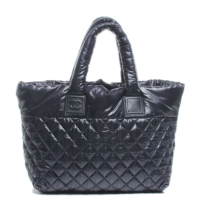 Chanel Nylon Coco Cocoon Large Tote Black 3 of 7