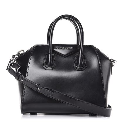 Givenchy Shiny Lord Calfskin Mini Antigona Black 1 of 8