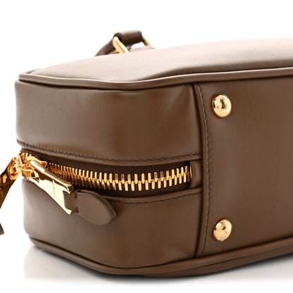 Miu Miu Calfskin Large Arcadie Top Handle Bag Tundra 8 of 9
