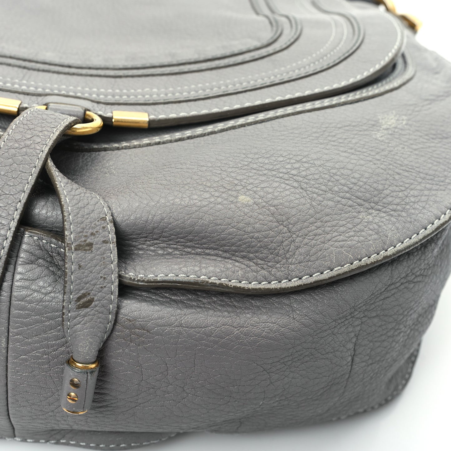 Calfskin Large Marcie Hobo Stone