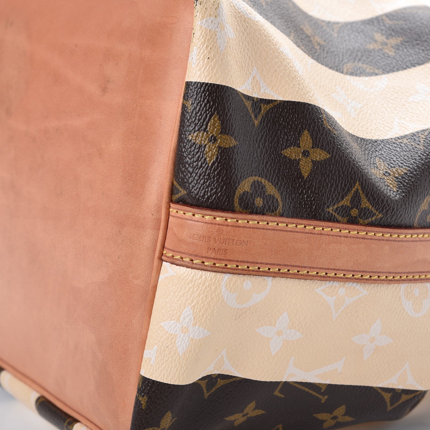 Louis Vuitton Monogram Rayures Petit Noe 6 of 21