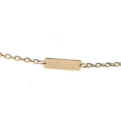 Van Cleef & Arpels 18K Yellow Gold Black Onyx Vintage Alhambra Pendant Necklace 5 of 11