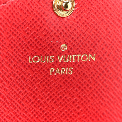 Louis Vuitton Damier Ebene Josephine Wallet Red 7 of 14