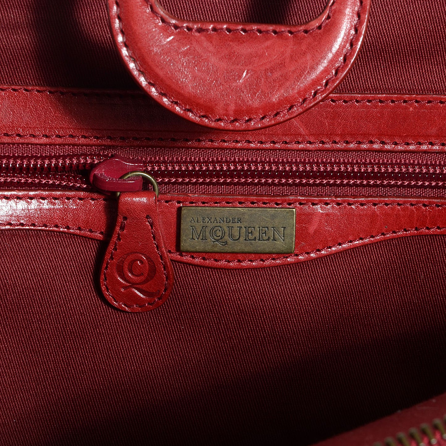 Calfskin Large Novak Red