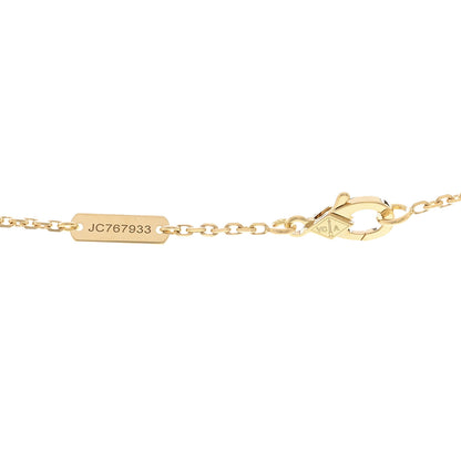 Van Cleef & Arpels 18K Yellow Gold Black Onyx Vintage Alhambra Pendant Necklace 5 of 6
