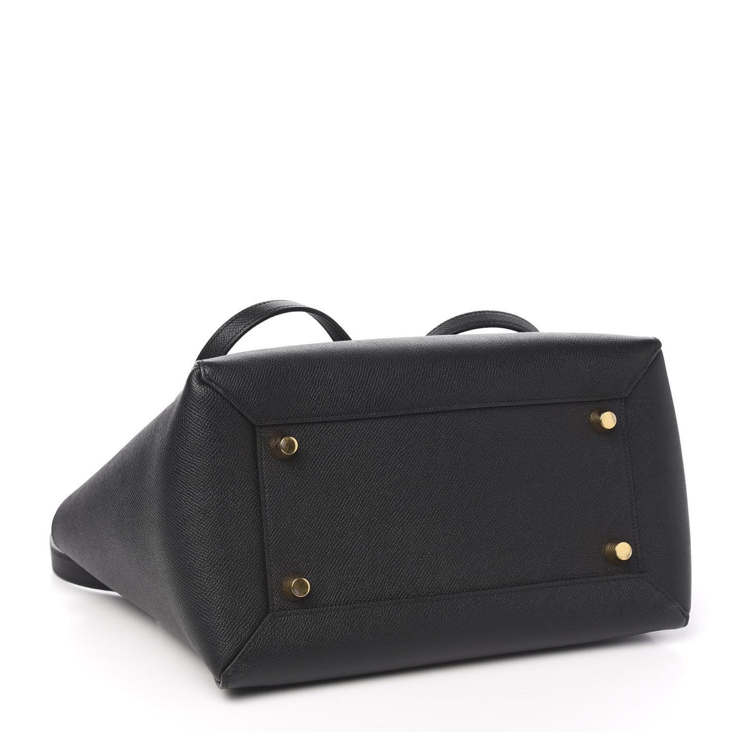 Grained Calfskin Mini Belt Bag Black