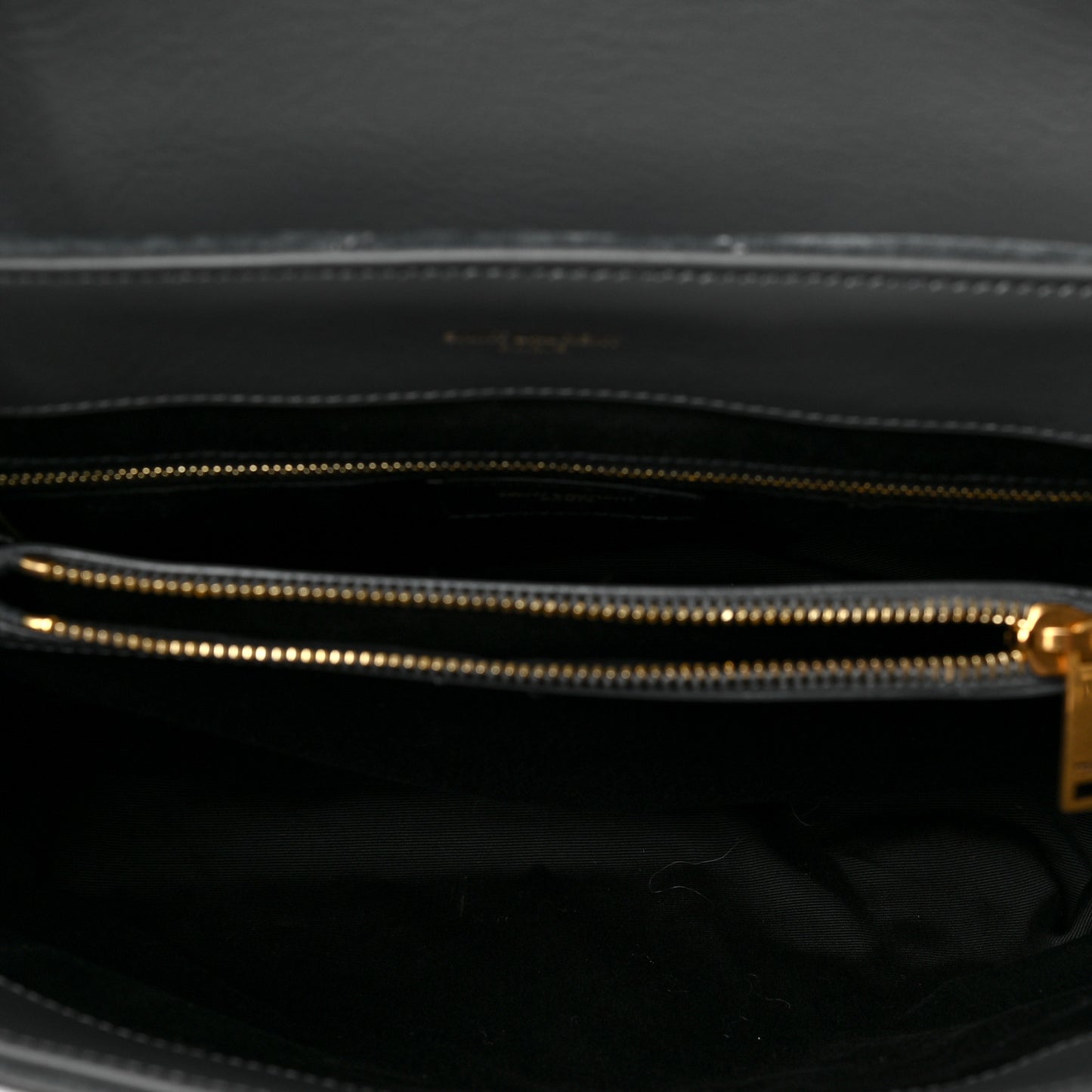 Suede Y Quilted Monogram Medium Loulou Chain Satchel Storm