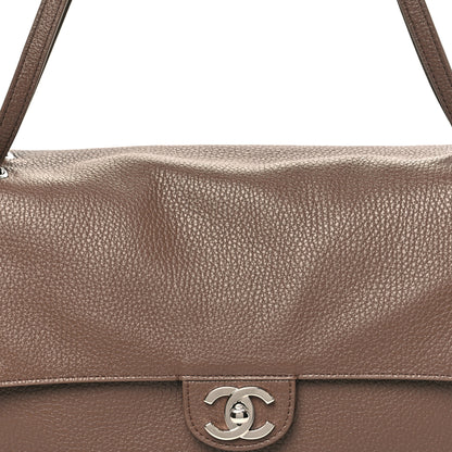 Chanel Grained Calfskin Small Souplissimo Maxi Flap Light Brown 8 of 11