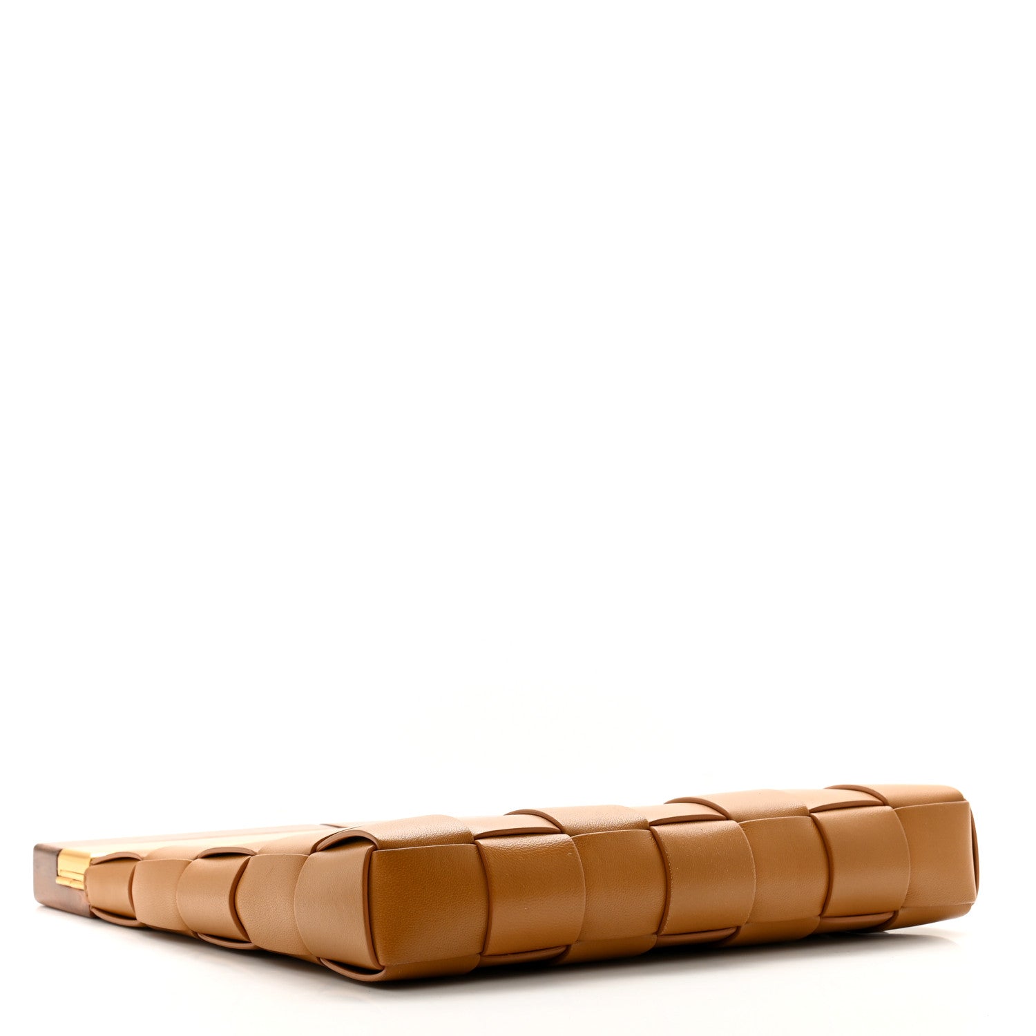 Bottega Veneta Nappa Intrecciato The Snap Clutch Camel Naturale 4 of 9