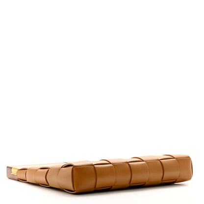 Bottega Veneta Nappa Intrecciato The Snap Clutch Camel Naturale 4 of 9