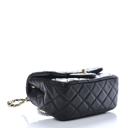 Chanel Lambskin Quilted Mini Pearl Crush Flap Black 3 of 8