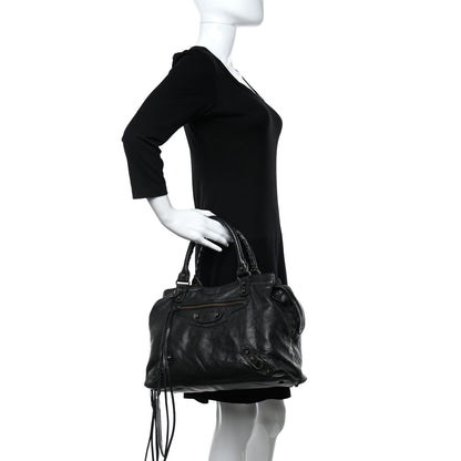 Balenciaga Agneau Classic Hardware Step Black 2 of 16