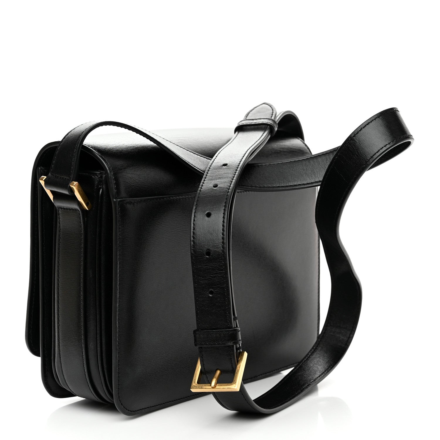 Saint Laurent Calfskin Medium Le 61 Shoulder Bag Black 3 of 8