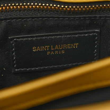 Saint Laurent Suede Toy Loulou Shoulder Bag Chartreuse 5 of 8