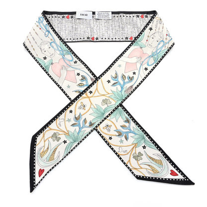 Christian Dior Silk L'Amoureux Mitzah Scarf 1 of 4