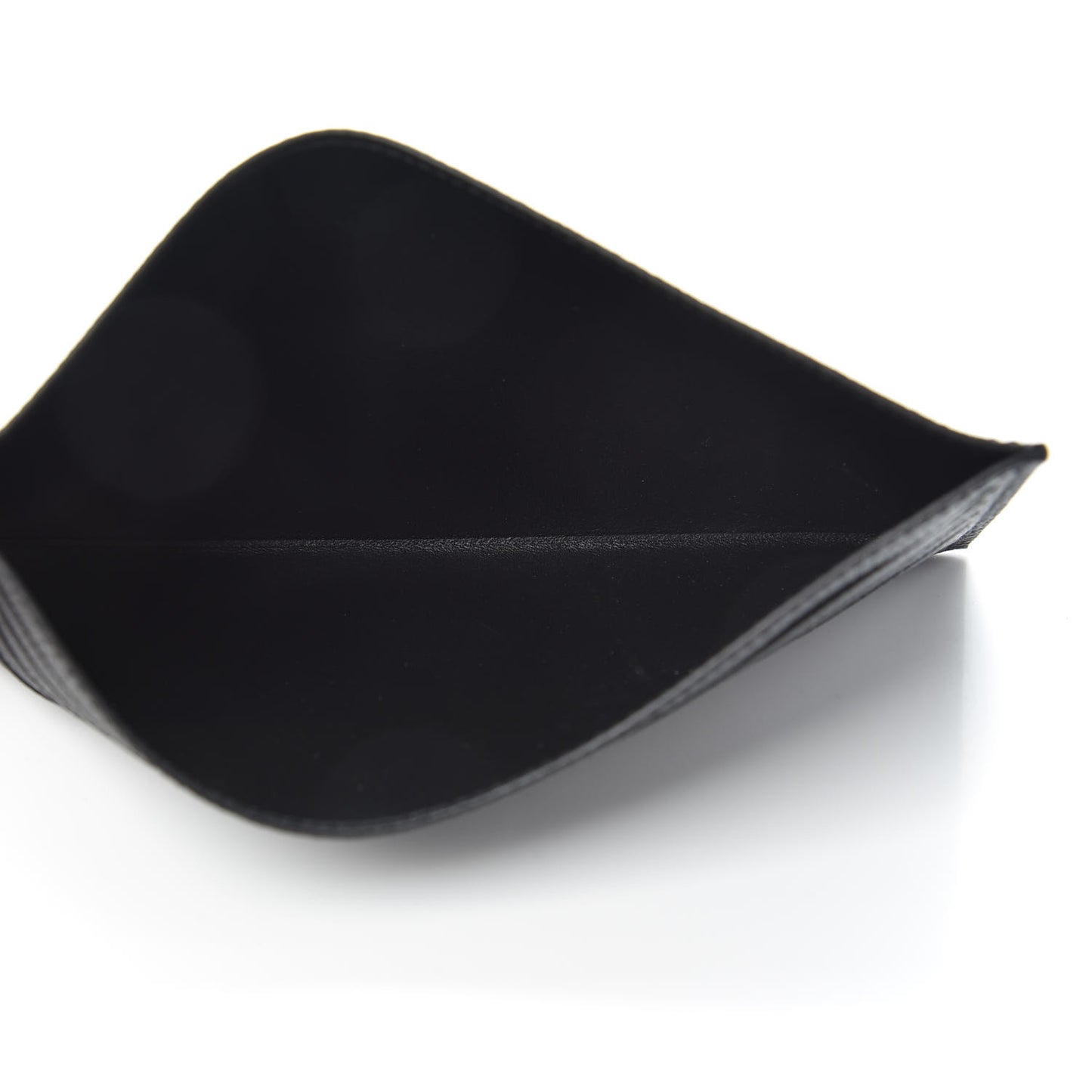 Calfskin Felicie Chain Wallet Card Holder Insert Black