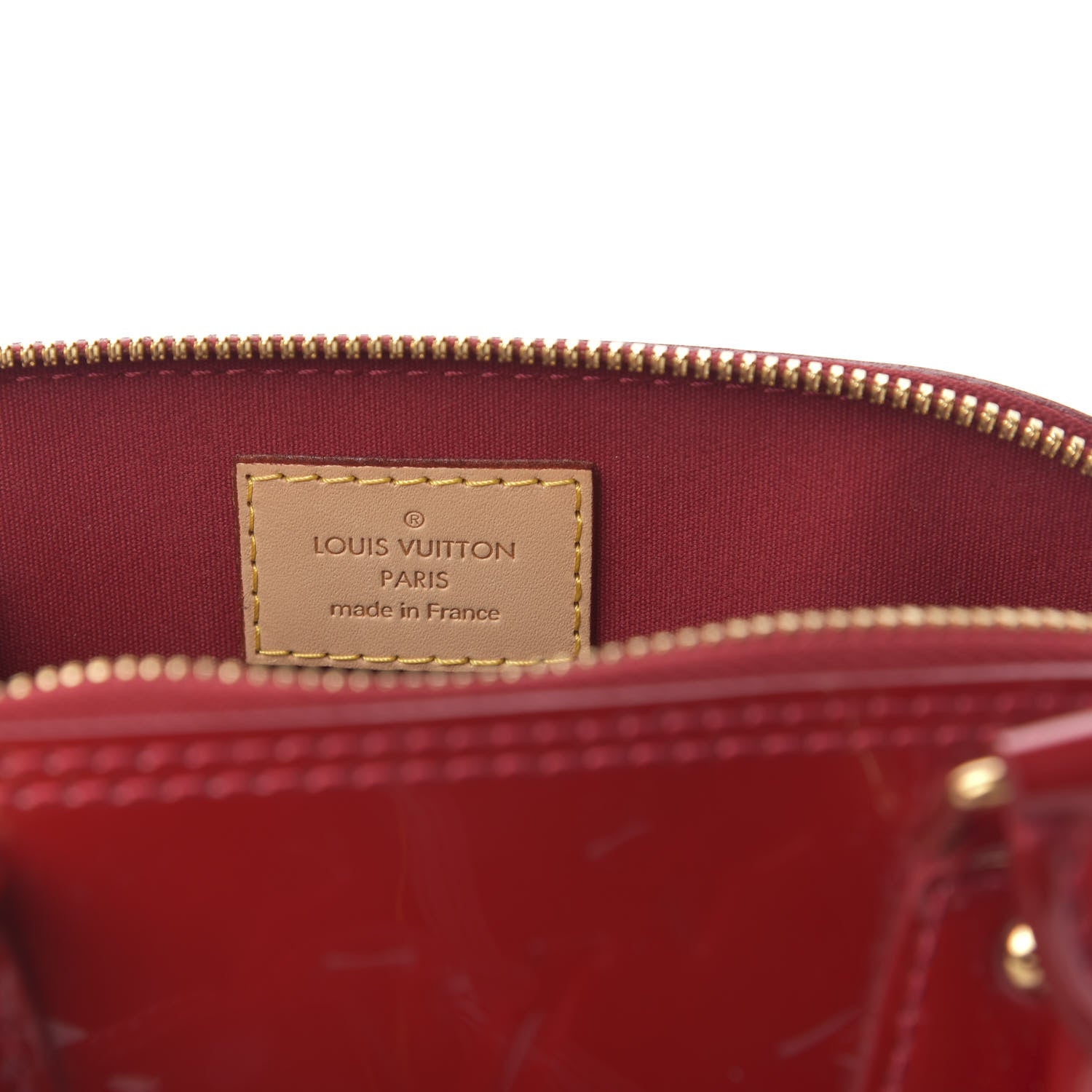 Louis Vuitton Vernis Alma BB Pomme D'Amour 7 of 10