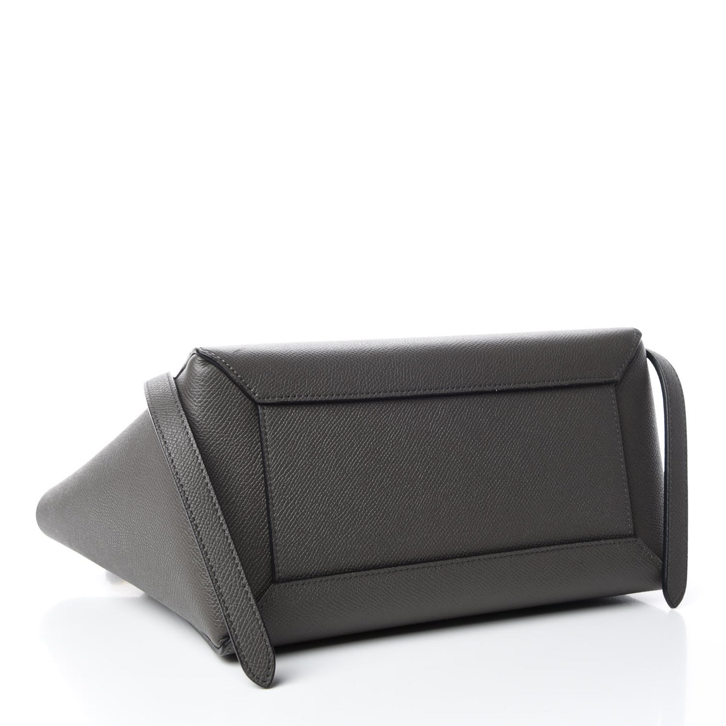Baby Grained Calfskin Micro Belt Bag Grey