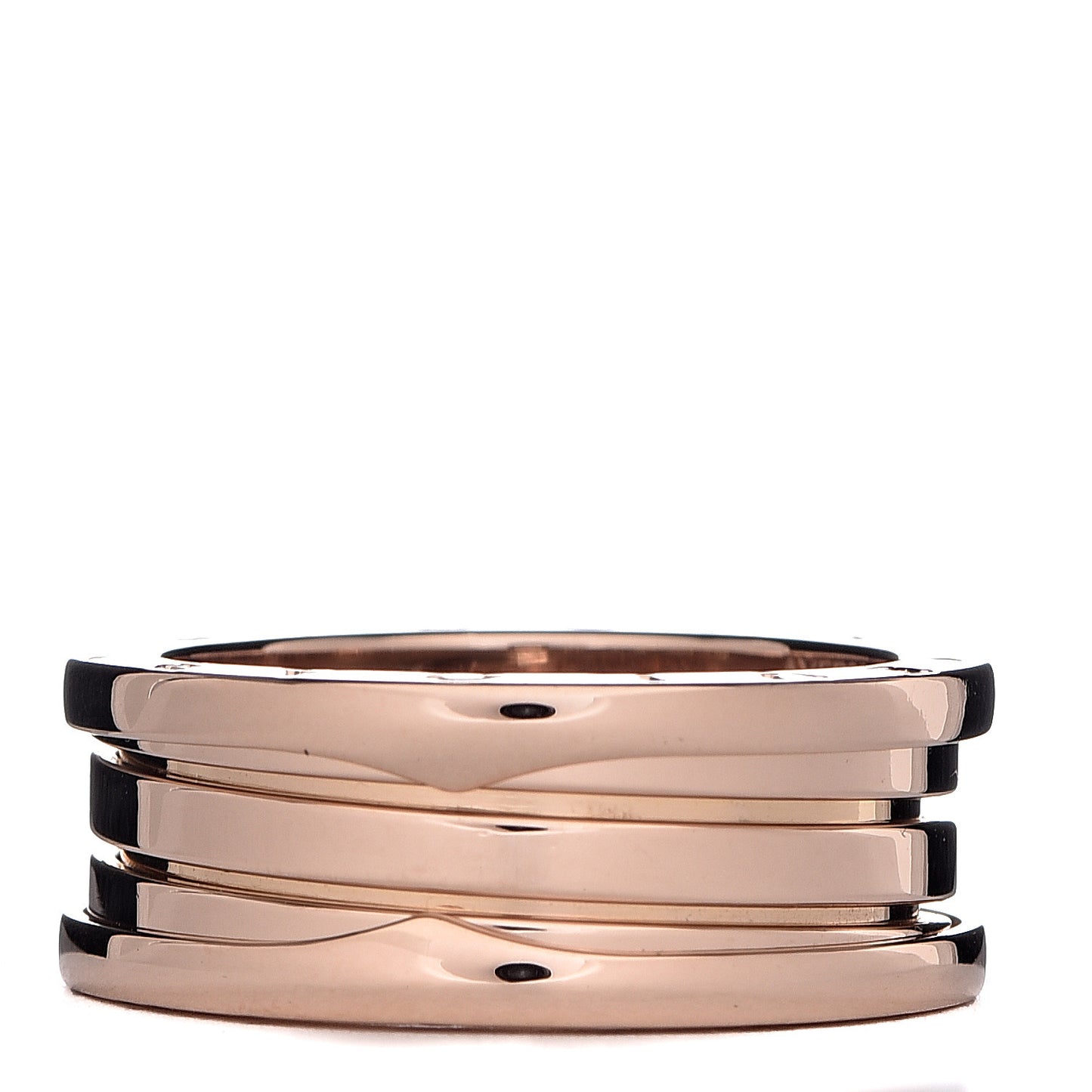 18K Rose Gold B.Zero1 Three-Band Ring 60 9