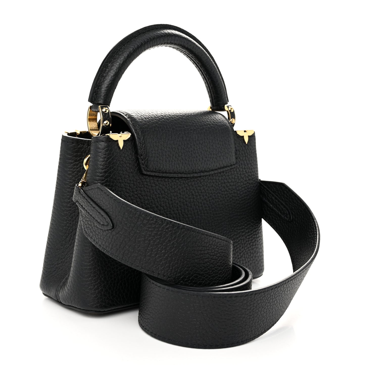 Taurillon Embellished Flower Crown Capucines Mini Black