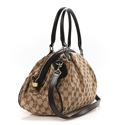 Gucci Monogram Medium Sukey Boston Bag Brown 3 of 10