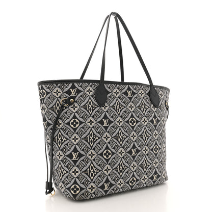 Louis Vuitton Jacquard Since 1854 Neverfull MM Grey 4 of 10